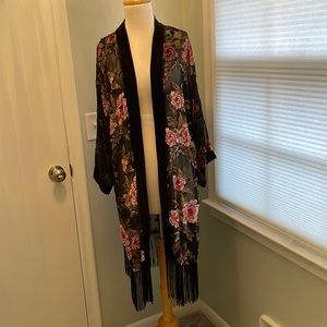 New York & Company Fringe Shawl